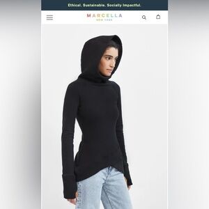 Marcella Geneva Hooded Sweatshirt. Ethical & Sustainable